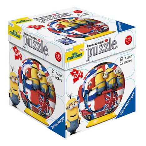 Minions on Scooter 54pc 3D Mini Puzzle Ball £5.99